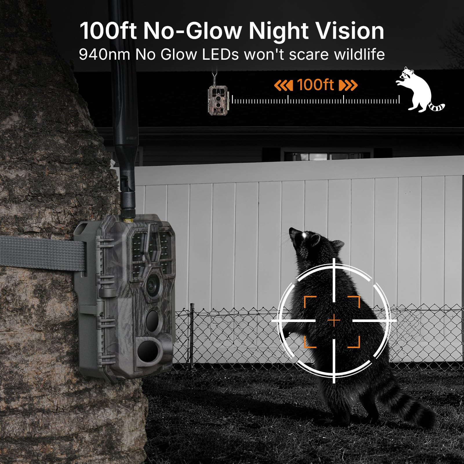 GardePro X50S night vision no glow for nocturnal activity
