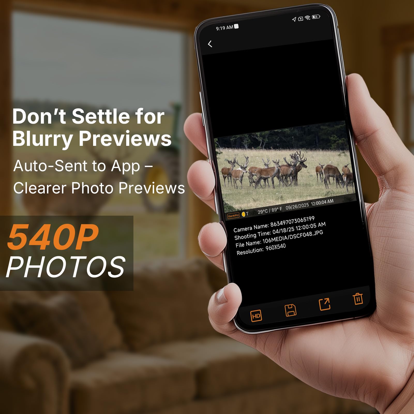 GardePro X60 Pro Max easy app setup and sharing