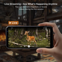 GardePro X66 Pro Live View and On-Demand for real-time activity checks
