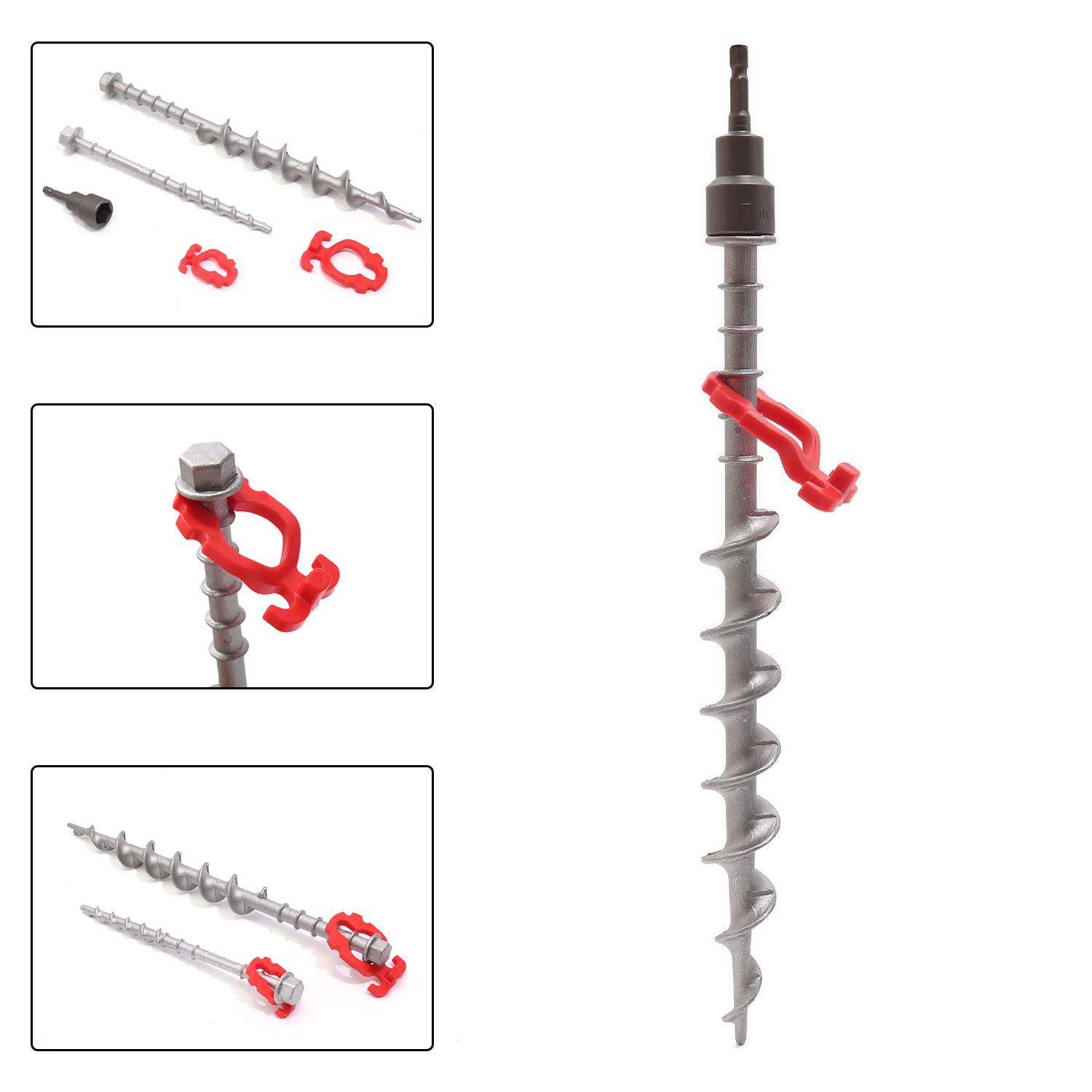 GarfatolRv ground anchor penetration into hard soil for robust anchoring.