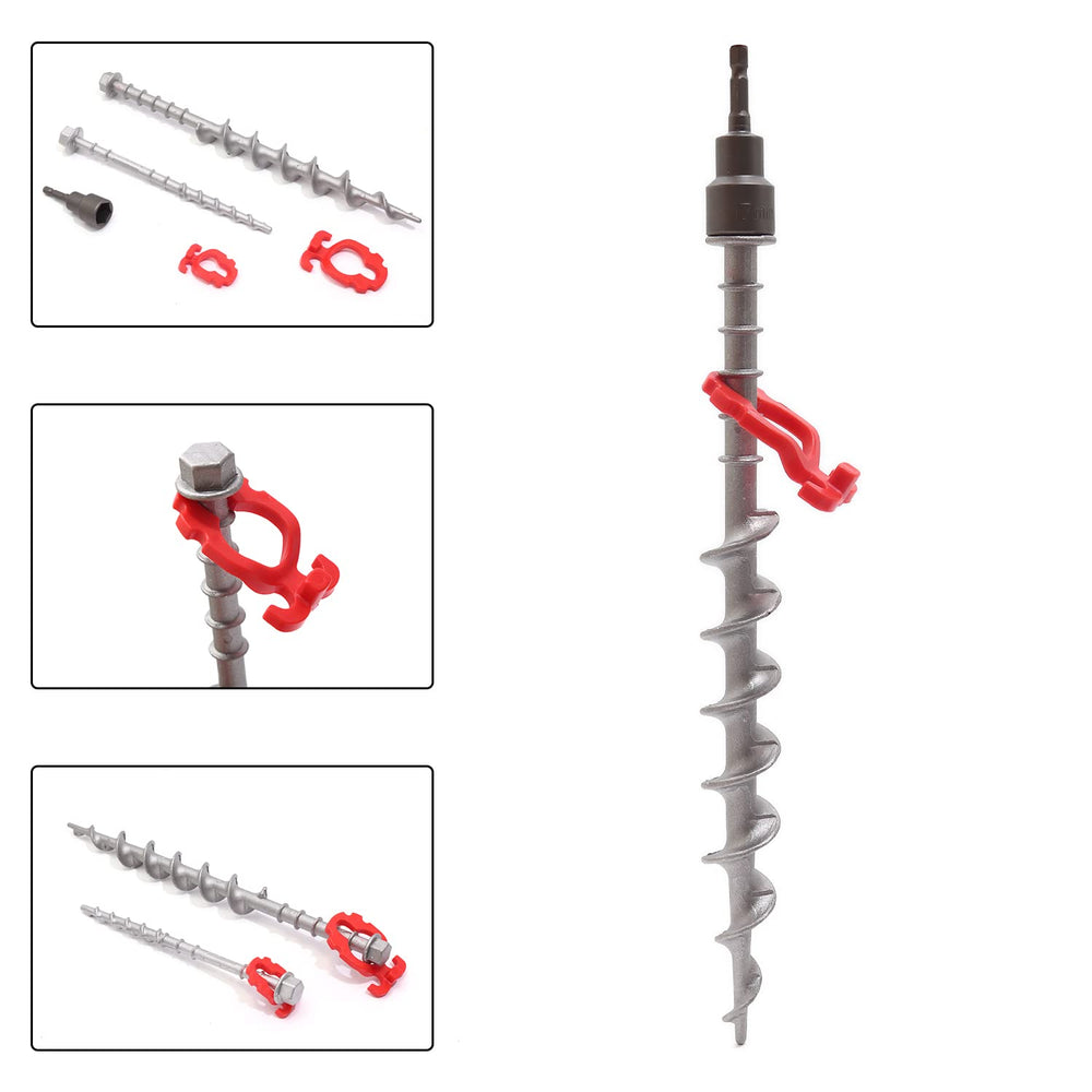 GarfatolRv ground anchor penetration into hard soil for robust anchoring.