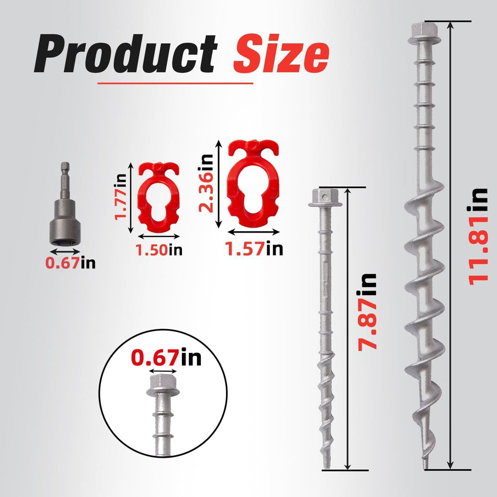 GarfatolRv guyline holder with stakes shows organized tensioning for canopies.