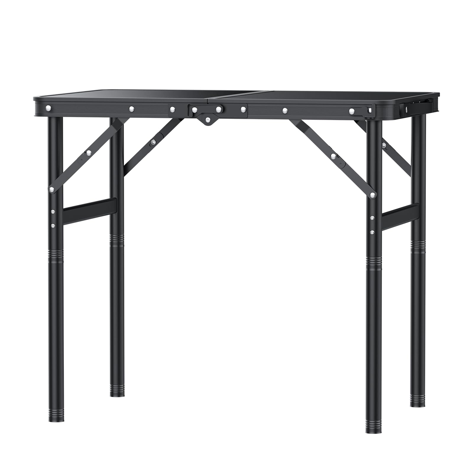 GARLLEN 2ft folding camping table durable surface withstands outdoor use