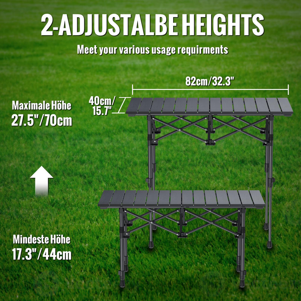 GARLLEN folding table shows sturdy triangle support for stability
