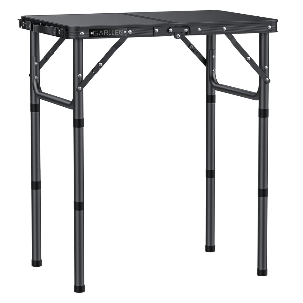 GARLLEN portable-aluminum-table-carry-handle shows easy grab-and-go portability.