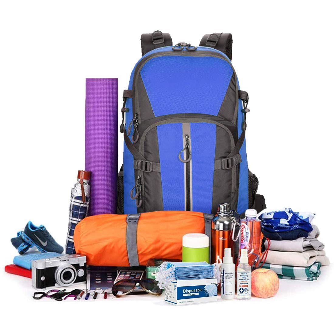Garloben 40L backpack back panel with breathable padding