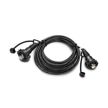 Garmin 20 ft Gms 10 marine RJ45 cable with screw collars and hole plug
