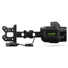 Garmin Xero A1 bow sight front view with LED pins for unobstructed targeting