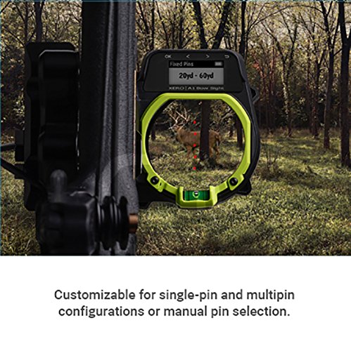 Garmin Xero A1 customizable pin configurations for single-pin or multi-pin setups