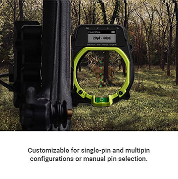 Garmin Xero A1i range display helps plan yardage and shot timing.