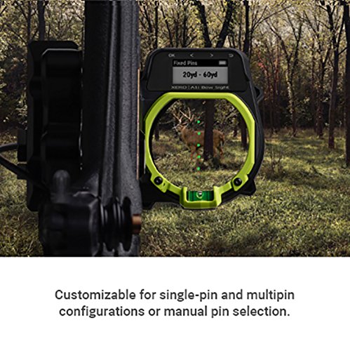 Garmin Xero A1i range display helps plan yardage and shot timing.