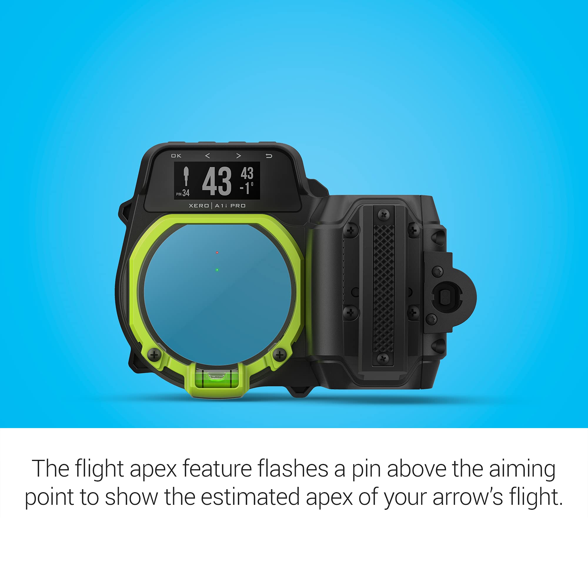 Garmin Xero A1i Pro dual-color LEDs improve visibility in low light
