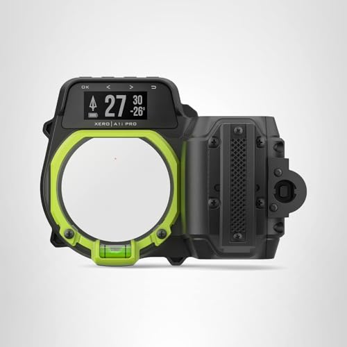 Garmin Xero A1i Pro second-axis adjustments ensure plumb pins