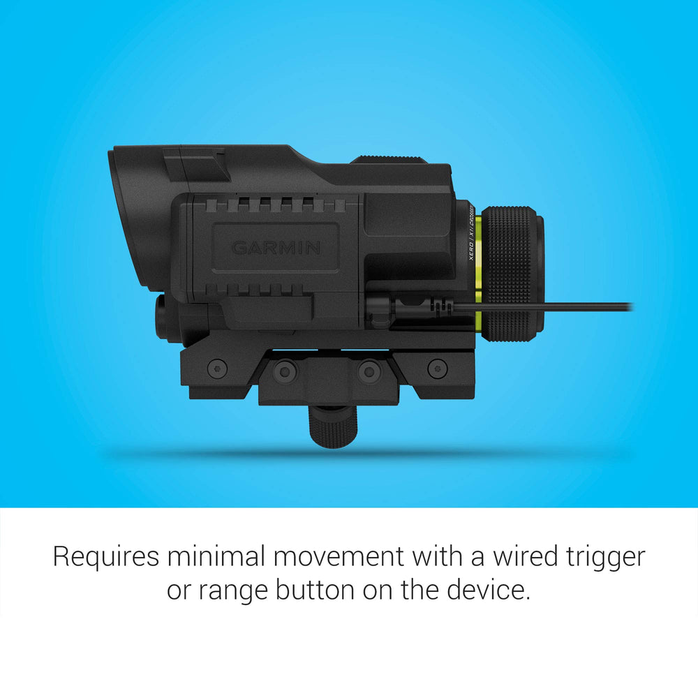 Garmin Xero X1i Laser Locate projection marks shot location.