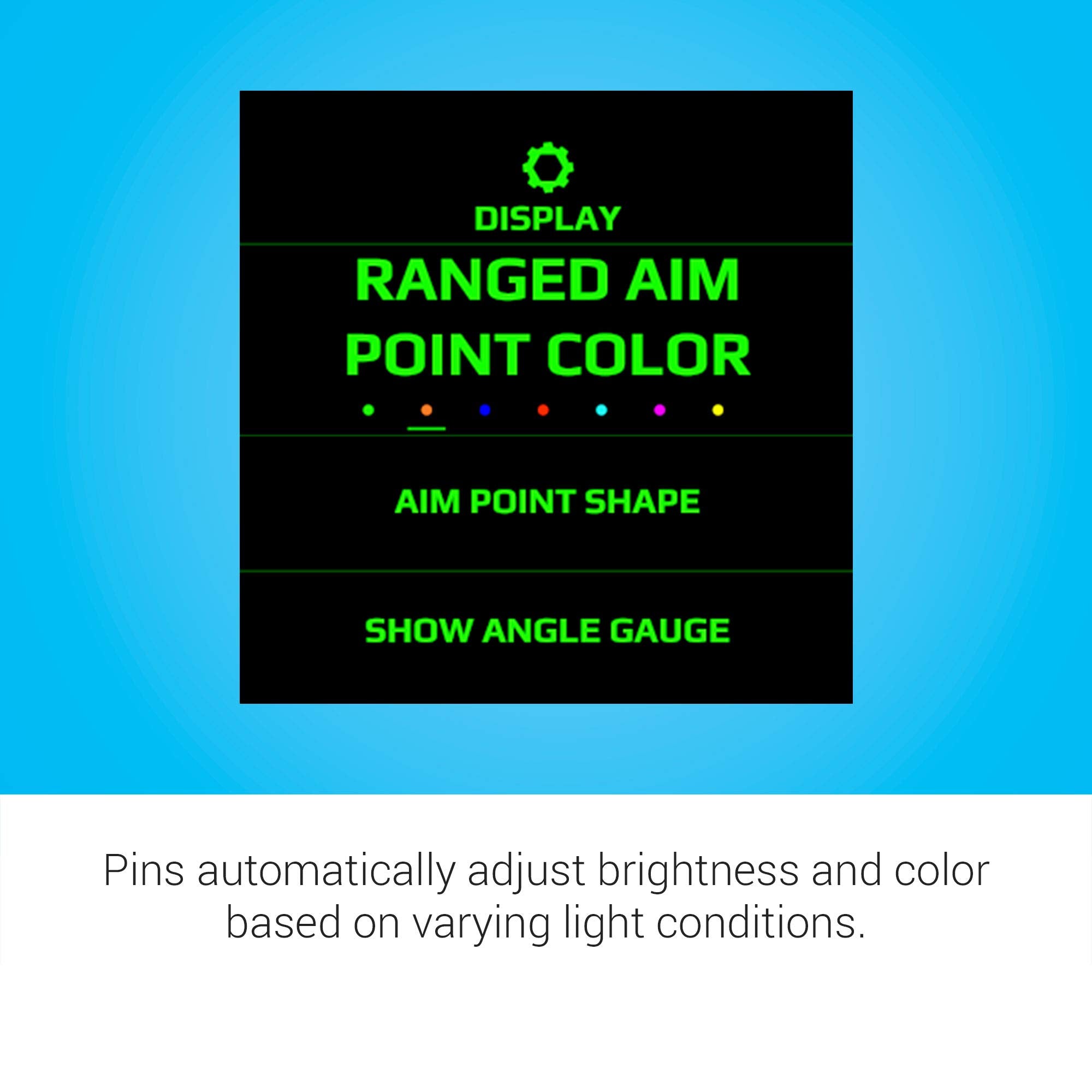 Garmin Xero X1i Steady Aim helps consistent practice and shots.