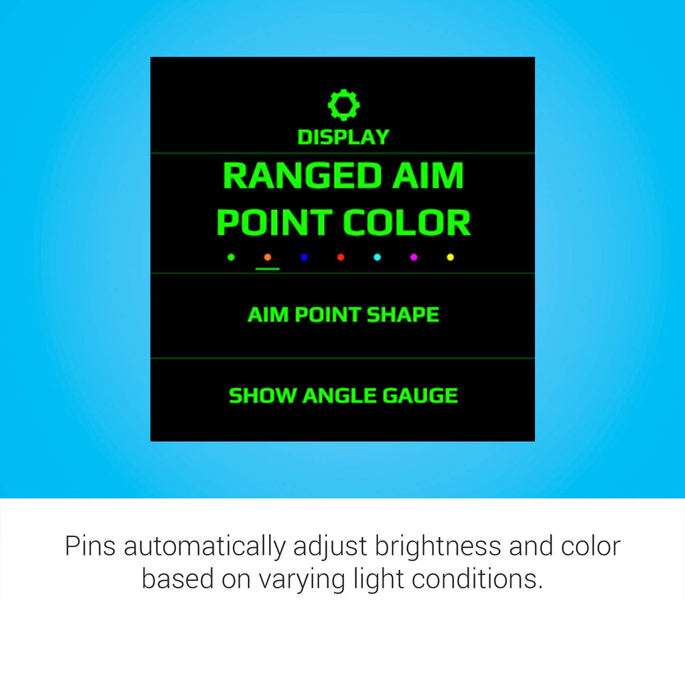 Garmin Xero X1i Steady Aim helps consistent practice and shots.