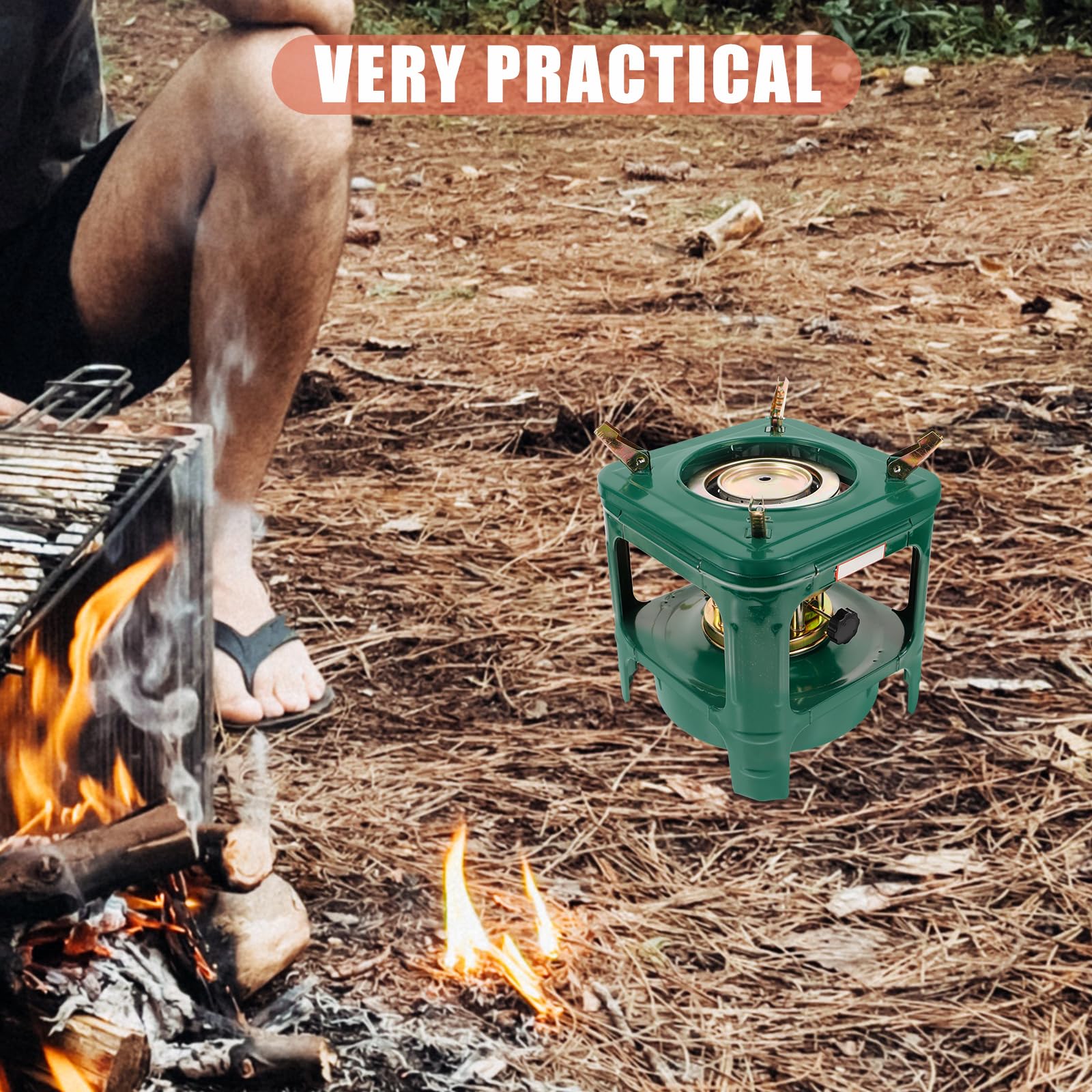 Emergency heat Garneck stove kit with reliable kerosene compatibility.
