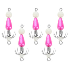 Garneck night glow octopus hook set, enhanced night visibility for sea fishing.