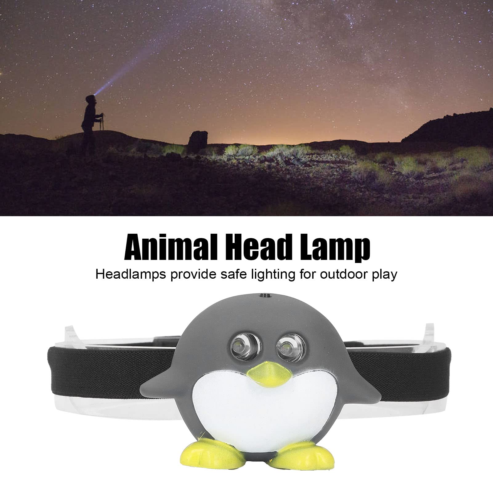 Garosa headlamp shows two modes for versatile outdoor illumination.