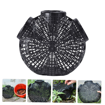 GAROZATION eel-catching-basket-net-and-holes shows bait integration for higher catch rates.