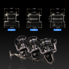 GARRET spinning reel 10000 aluminum frame