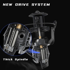 GARRET spinning reel 12000 with aluminum frame