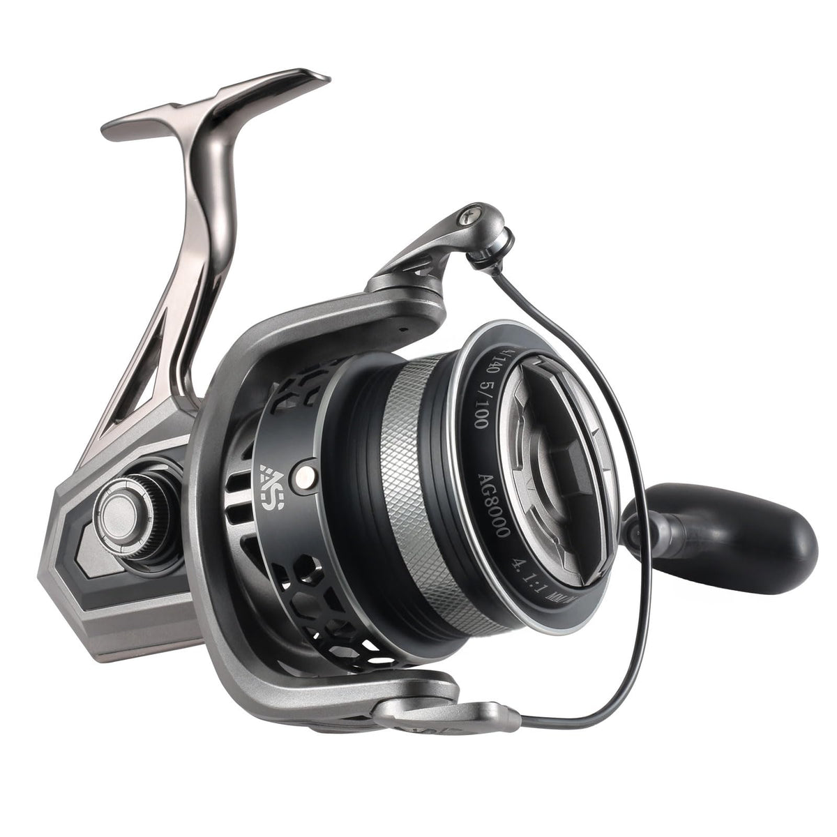 GARRET spinning reel 8000 model with aluminum frame