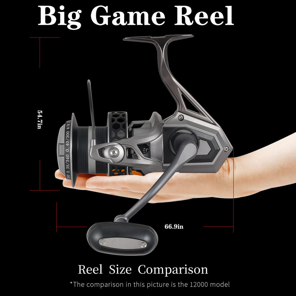 GARRET reel used for inshore saltwater fishing