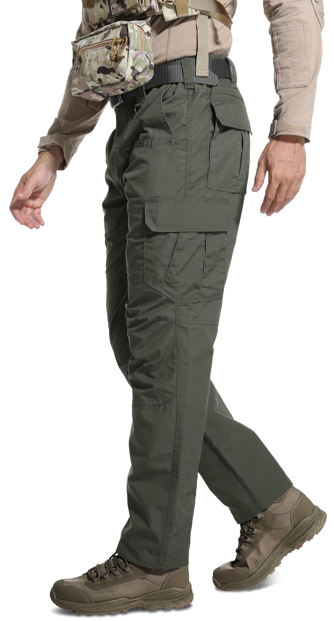 GARTENBOKER mens tactical pants showing 8-pocket design for organized carry.