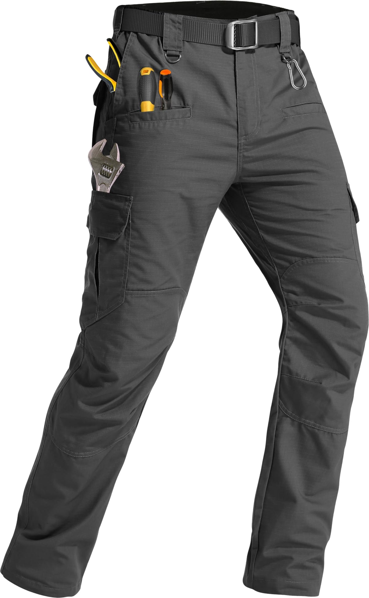GARTENBOKER men's tactical pants front view showing rugged build for outdoor work