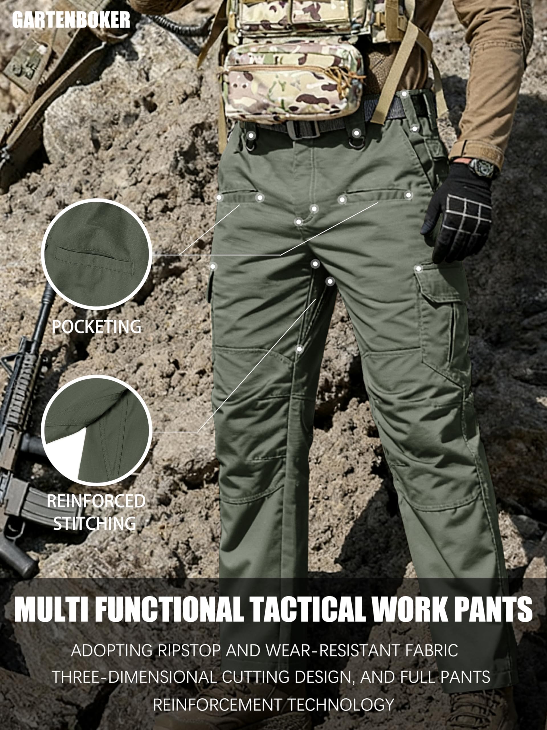 GARTENBOKER lightweight fabric image emphasizing breathability.