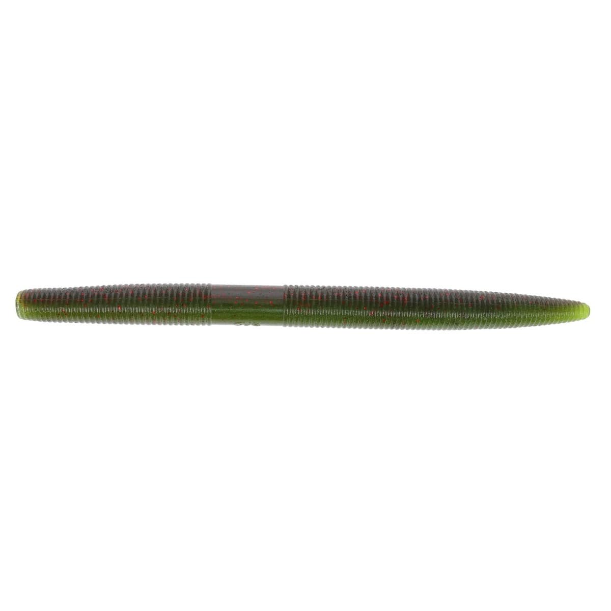 Gary Yamamoto Senko 7-inch lure in green pumpkin with red flake and fading watermelon laminate ideal for offshore