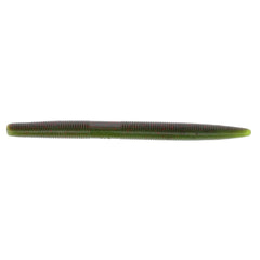 Gary Yamamoto Senko 7-inch lure in green pumpkin with red flake and fading watermelon laminate ideal for offshore