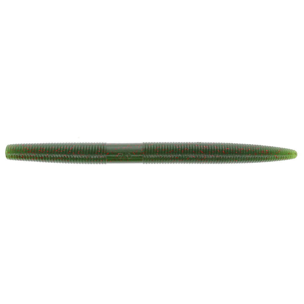 Gary Yamamoto Senko 7in Watermelon with Red Flake, ideal for deep-water rigs and big fish.