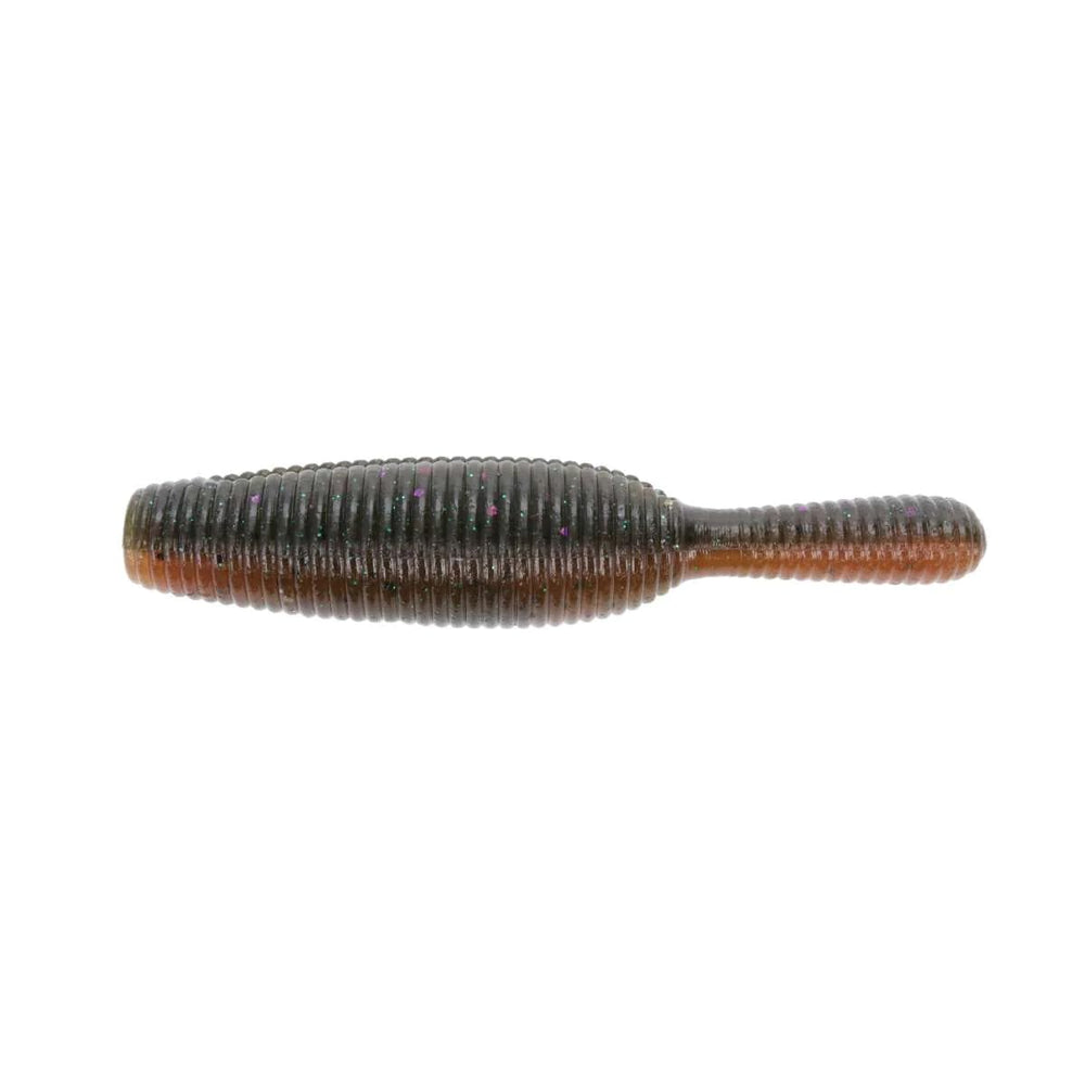 Gary Yamamoto Yamatanuki 3.5-inch dark green pumpkin with amber laminate, strong casting and fast fall.