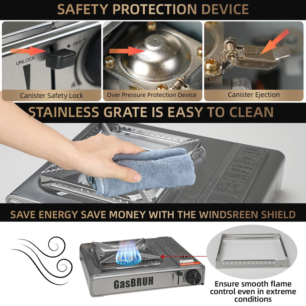 GasBRUH auto-ignition system simplifies starting the flame at campsite