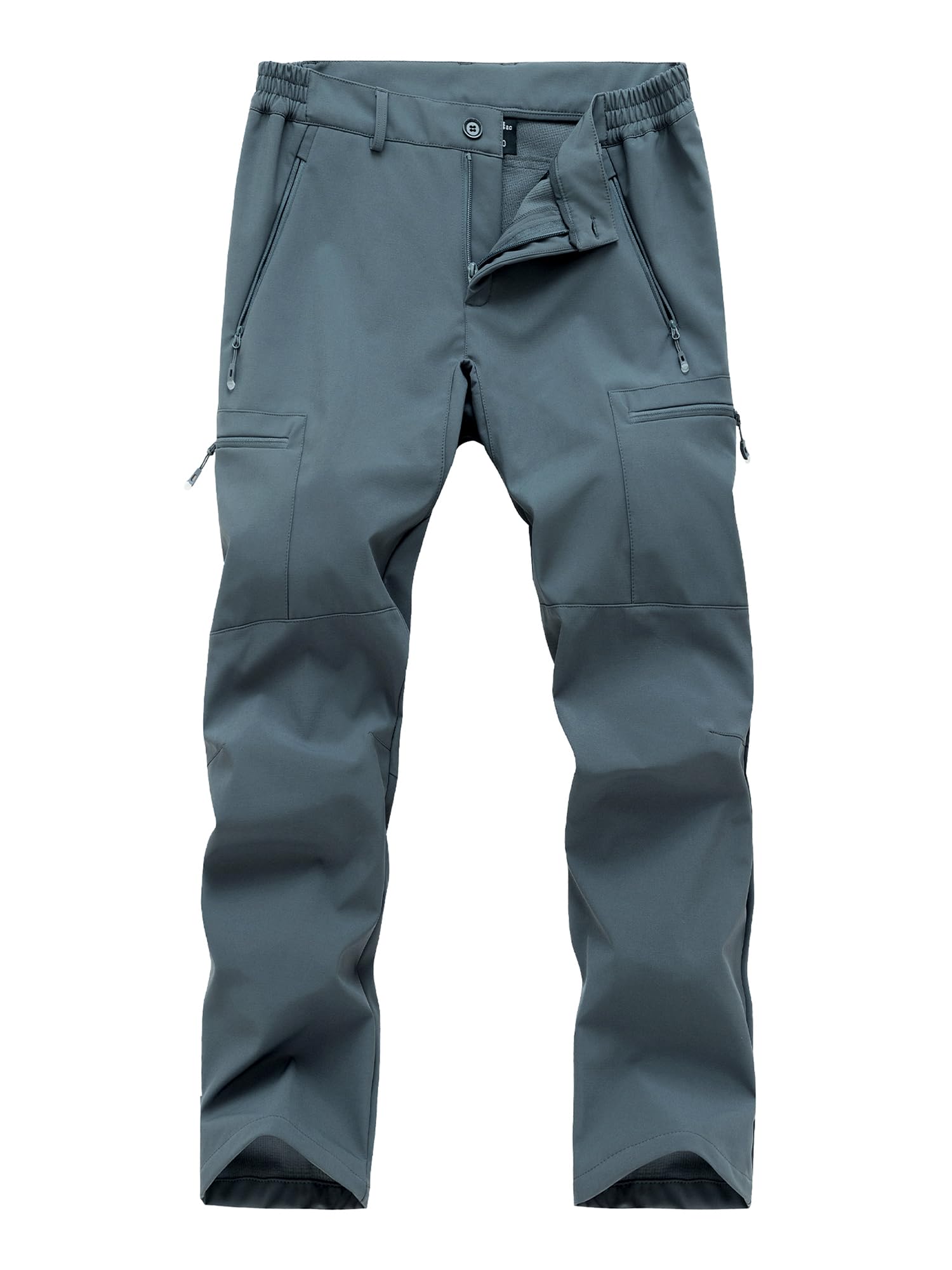 Gash Hao men's waterproof ski pants front view for dry comfort on snow days