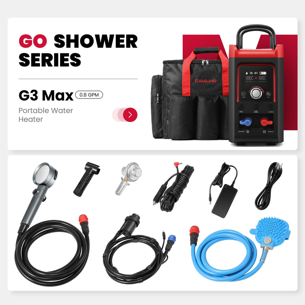 GASLAND G3 Max battery compartment shows built-in power for extended outdoor use.