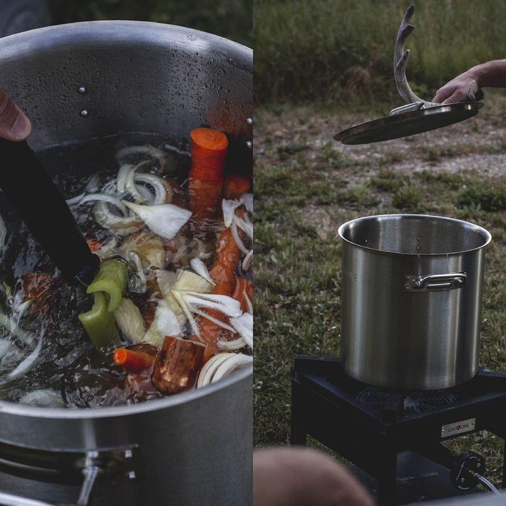 GasOne B-5350A setup ready for turkey frying and large outdoor meals