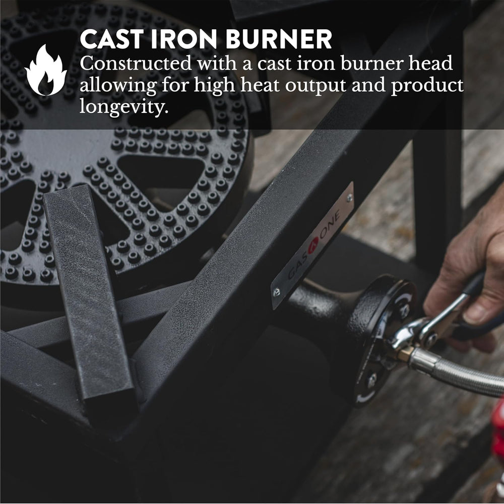 GasOne B-5350A wind protection helps flames stay lit outdoors