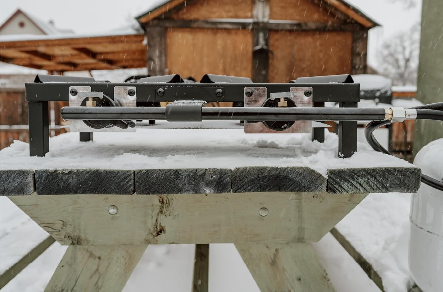 GasOne stove ideal for camping, tailgating, and home brewing adventures