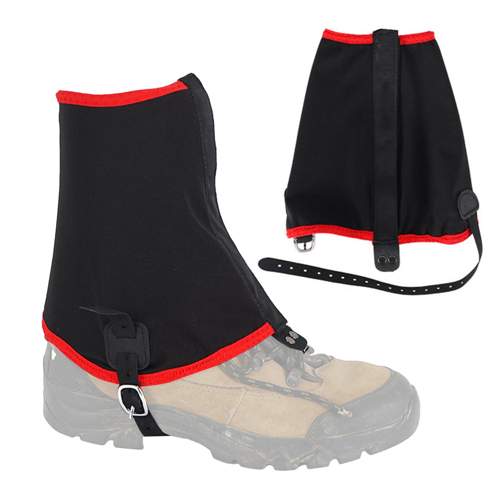 Gators for hiking boots with coverage shield legs on rugged trails.