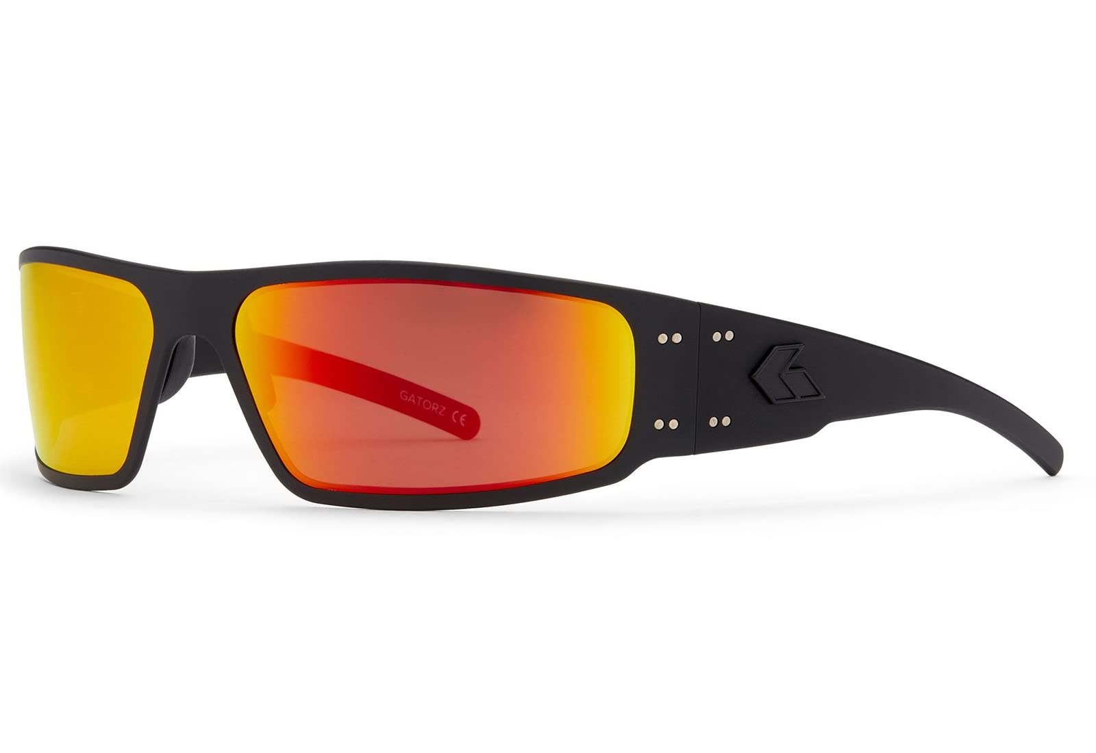 Gatorz Magnum sunglasses with a black anodized frame, delivering durable, lightweight performance for all-day outdoor use.