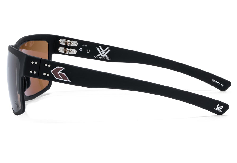 Gatorz Vortex Hellfire adaptive contrast enhances visibility in variable light.