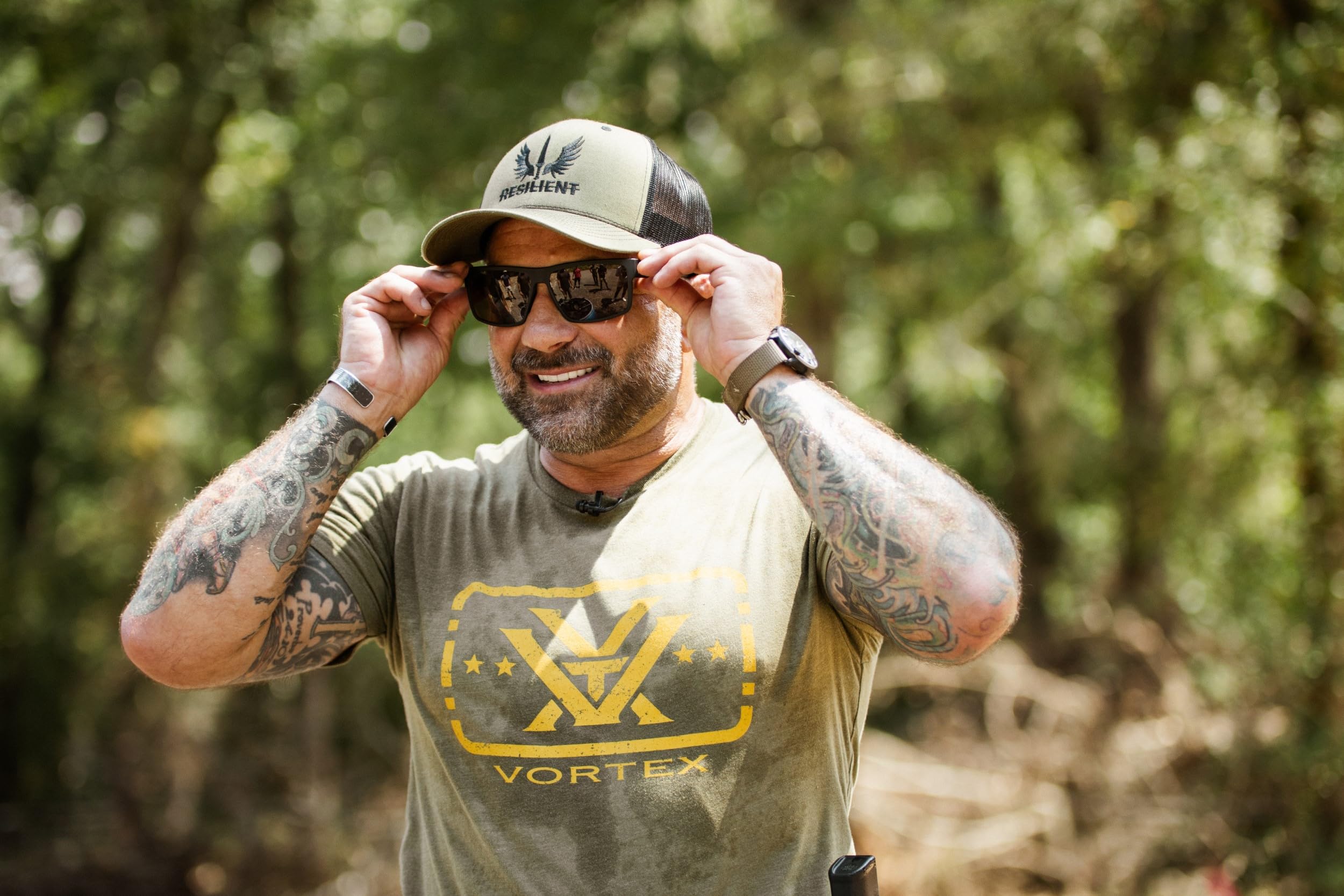 Gatorz Vortex UV-protective polarized lenses ensure sharp optics.