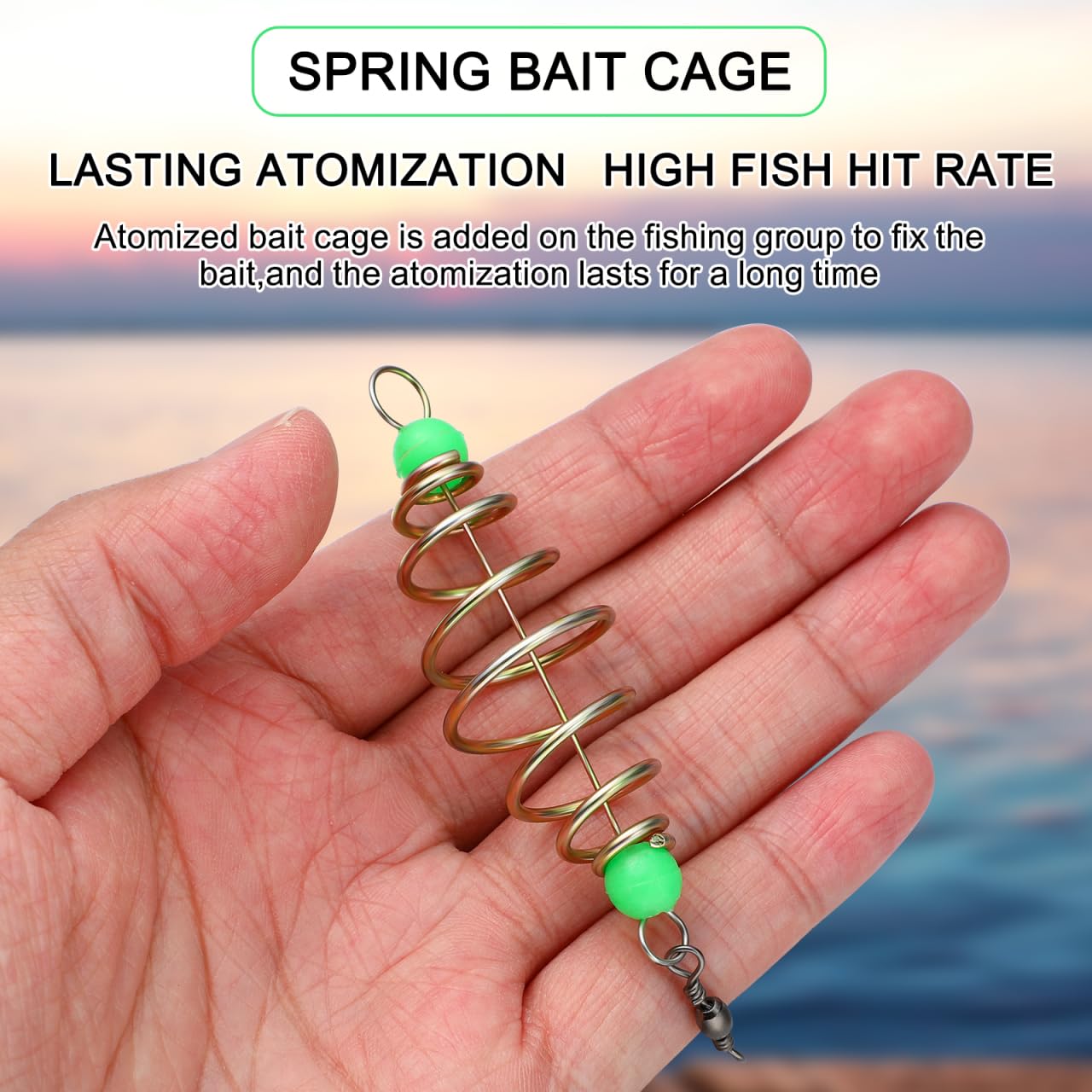 12 feeder baits included in package