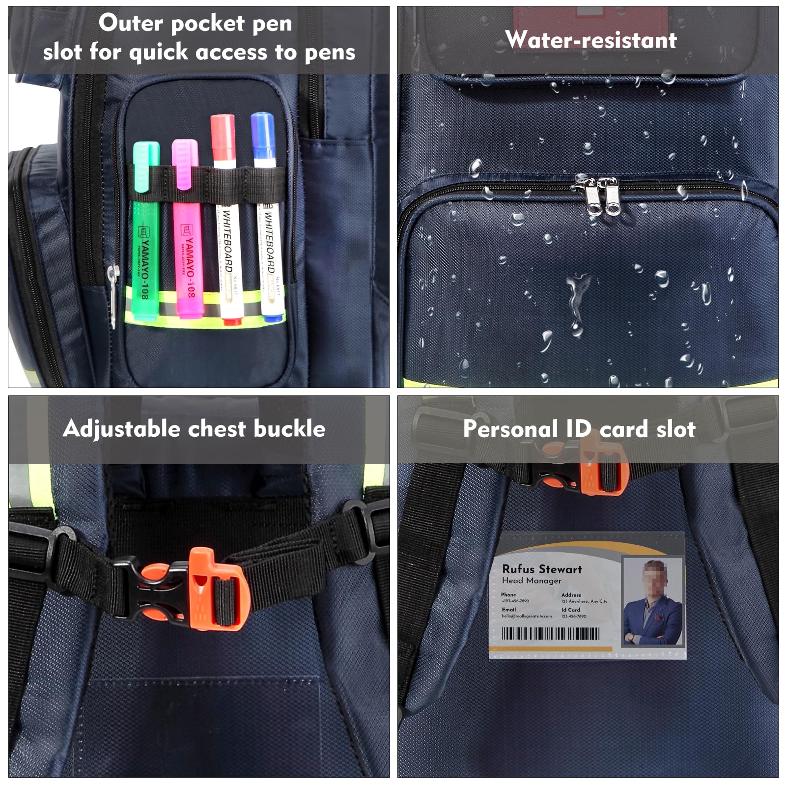 gatyclallaty first-aid backpack breathable shoulder-straps, ergonomic comfort, easing two-handed carrying during hikes.