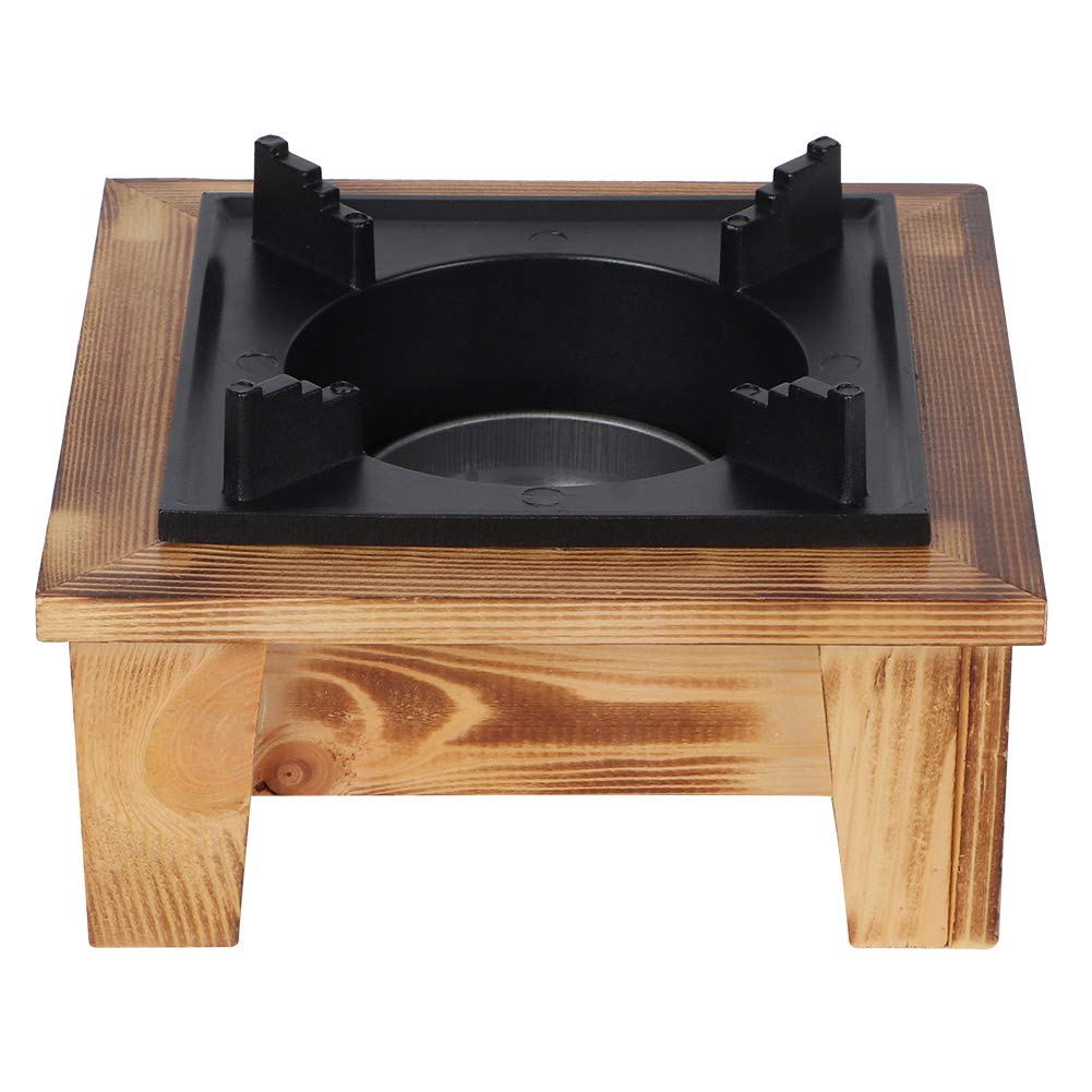 Gavigain alcohol wood stove with advanced heat panel for efficient outdoor cooking.