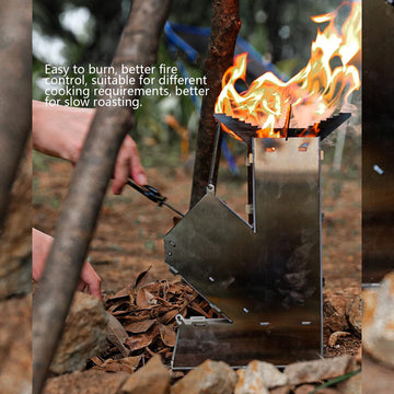 Gavigain easy-clean stove with ash filter simplifies after-heating cleanup.