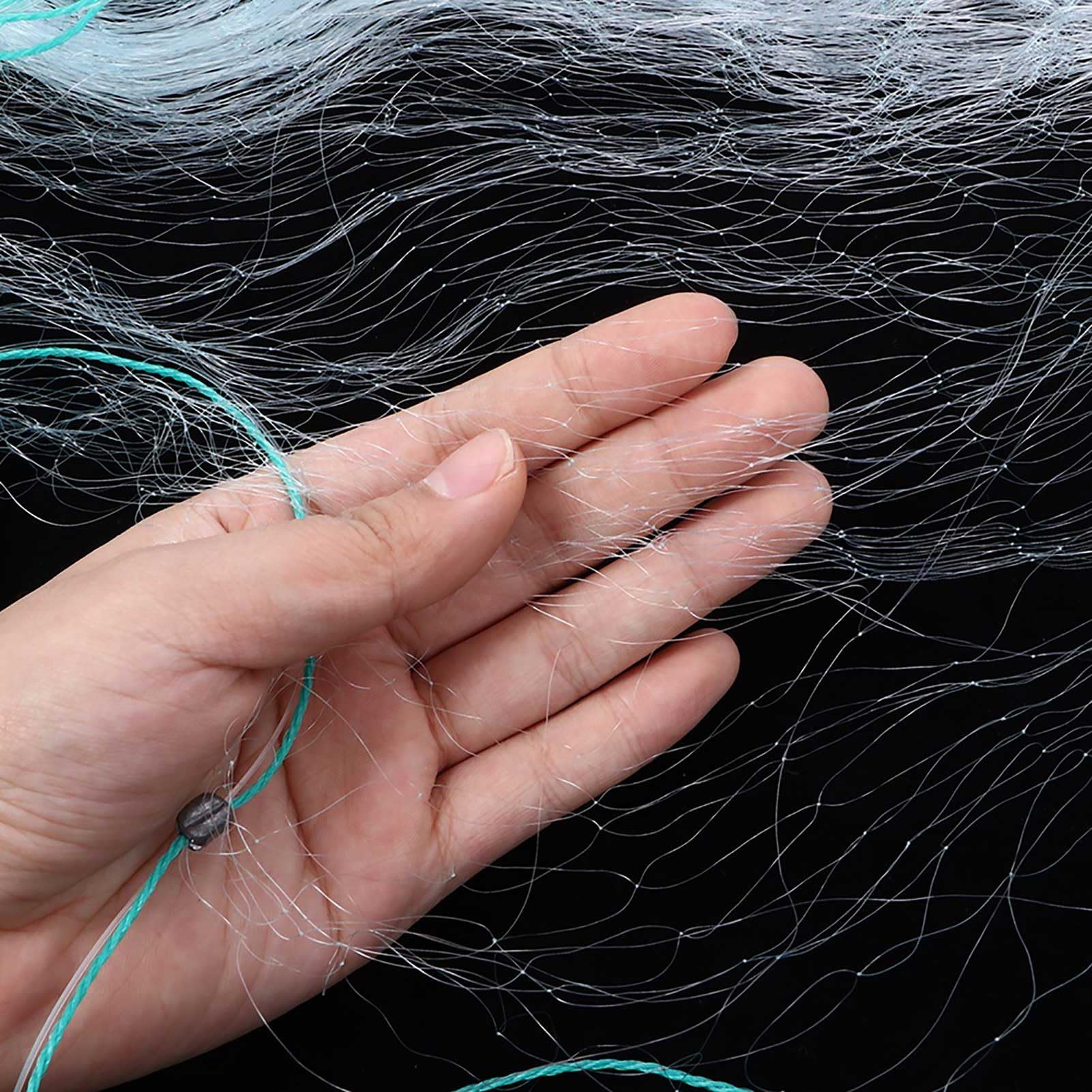 Gavigain net in action for bait fishing use